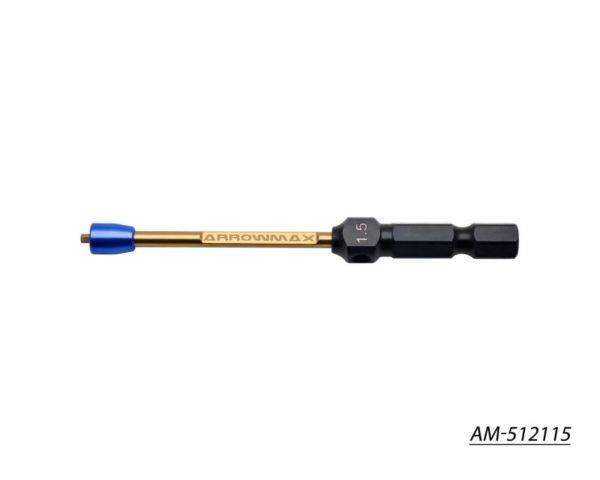 ARROWMAX Allen Wrench 1.5 80mm Power Tip Only V2 AM512115