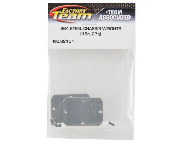 Team Associated B64 FT Steel Chassis Weights 15g 27g