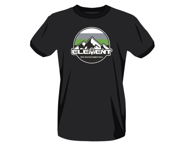 Element RC Circle Mountains T-Shirt schwarz S ASC97062