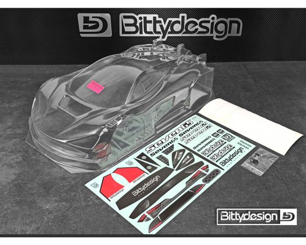 Bittydesign Seven65 1/8 GT Karosserie 325mm Ultra Light Weight