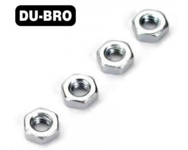 DU-BRO Nuts 3mm Hex Nuts 4 pcs per package DUB2105