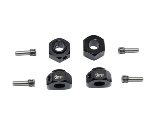 GPM Racing Alu Radmitnehmer 6mm breite schwarz GPMTRX4010-6MMBK