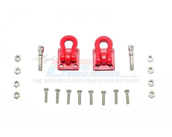 GPM Racing Alu Tow Recovery Point rot für Crawler GPMZSP004R