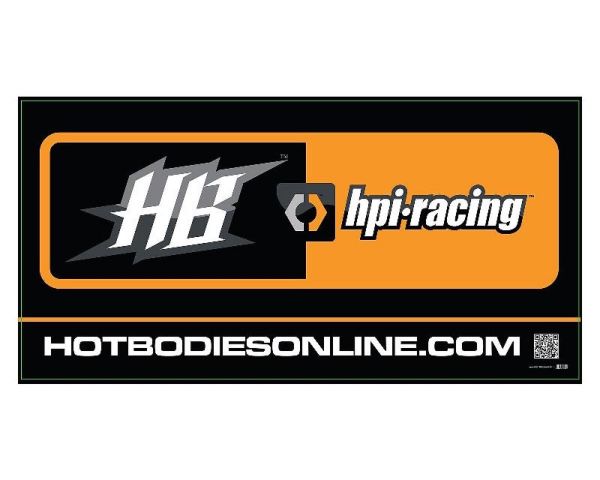 Hot Bodies HB/HPI Racing Banner 2011 klein 91cm x 46cm HBS106969