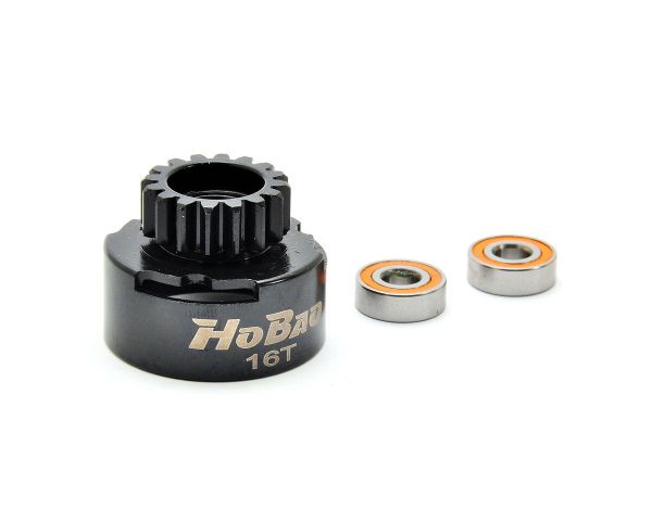 Hobao Kupplungsglocke belüftet 16 Zähne und Kugellager 12mm HOP-0015