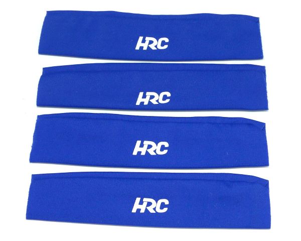HRC Racing Tuningteile 1/10 Off Road Dämpfersocken 80x20-25mm blau 4 Stück