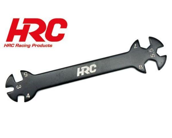 HRC Racing Gabelschlüssel Multi 6in1 3/4/5/5.5/7/8mm HRC4071A