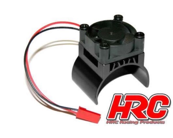 HRC Racing Motorkühlkörper TOP mit Brushless Ventilator 5-9 VDC 540 Motor Schwarz HRC5832BK