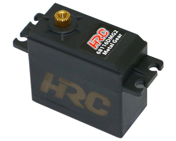 HRC Racing Servo Digital 40x38.3x20mm 52g 16kg/cm Metallzahnräder Wasserdicht Doppelt Kugelgelagert HRC68116DMG2