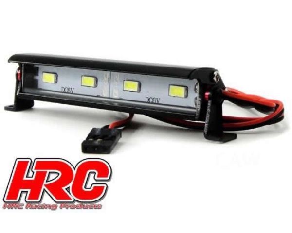HRC Racing Lichtset 1/10 oder Monster Truck LED JR Stecker Multi-LED Dachleuchten Block 4 LEDs HRC8726-4