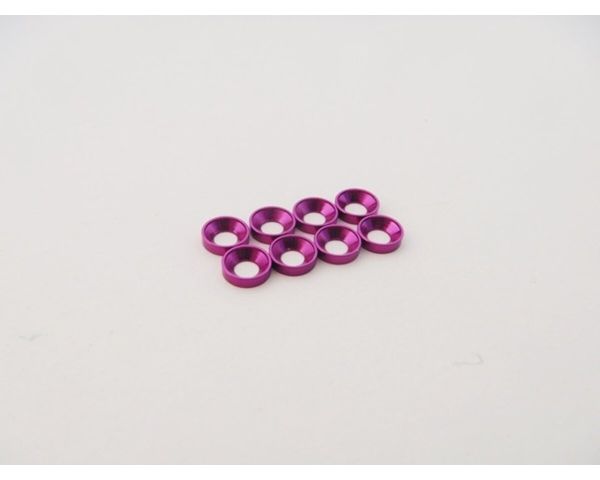 Hiro Seiko Senkkopf Unterlegscheibe 2.5mm klein purple HS-48877