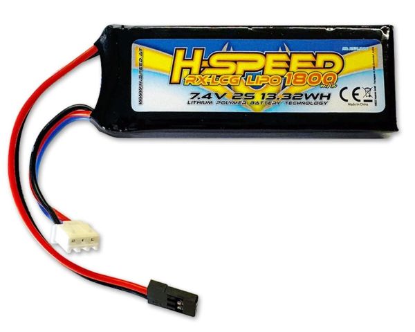 H-SPEED LiPo Empfänger Akku 1800mAh 2S 7.4V HSPLI006