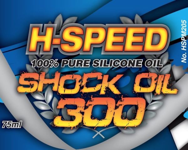 H-SPEED Silikon Dämpfer Öl 300 75ml HSPM205