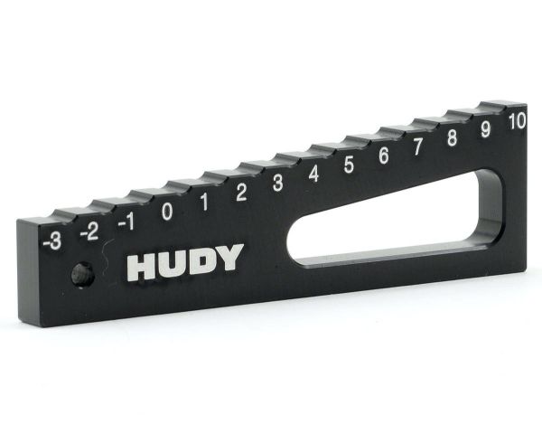 HUDY Alu Ausfederwegslehre -3mm bis 10mm 20mm System HUD107711