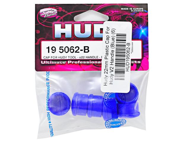 HUDY Griffkappen 22mm für Alu Werkzeuge blau