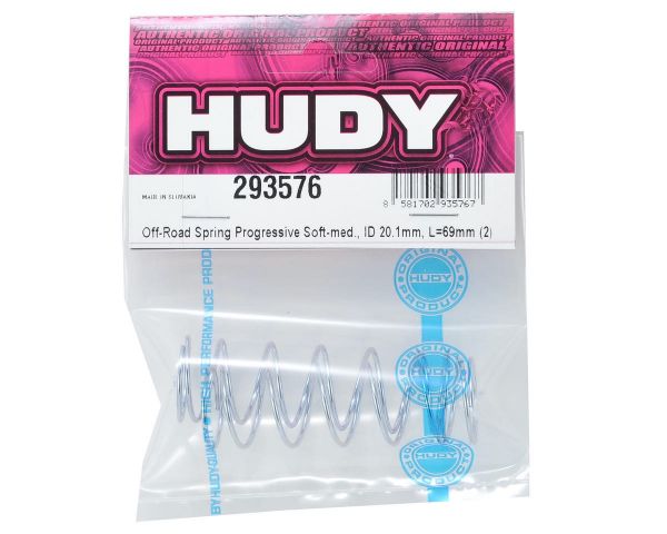HUDY Off-Road Federn Set PROGRESSIVE Soft Medium 20.1mm L69mm