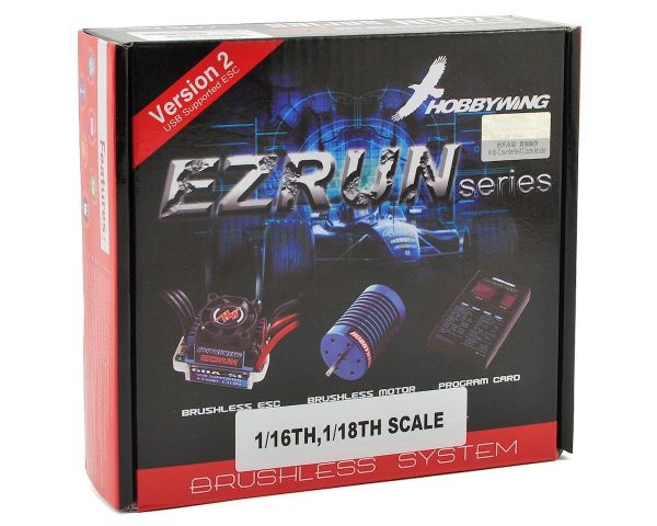 Hobbywing Ezrun SL18 Combo mit 2030-18T und Card Brushless für 1:18