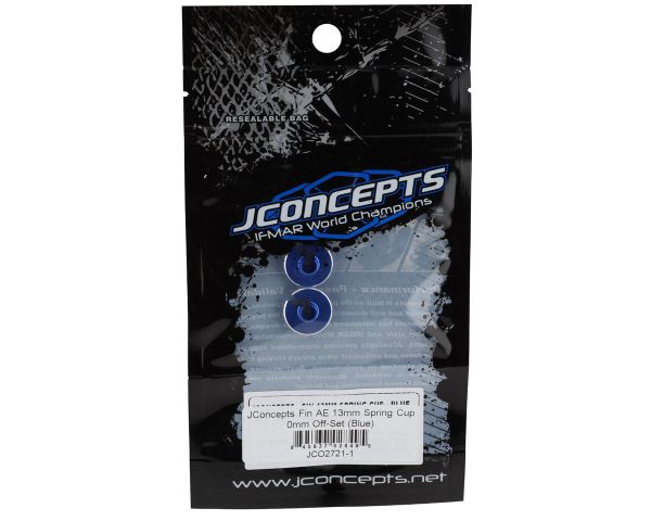 JConcepts Dämpfer Teiler 13mm blau 0mm Offset für Team Associated