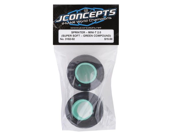 JConcepts Sprinter Reifen Losi Mini-T 2.0 grün
