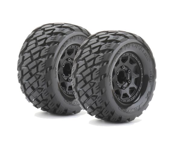 Jetko Rockform Extreme Reifen auf schwarzen 2.8 Felgen 14mm JK2803CBARM