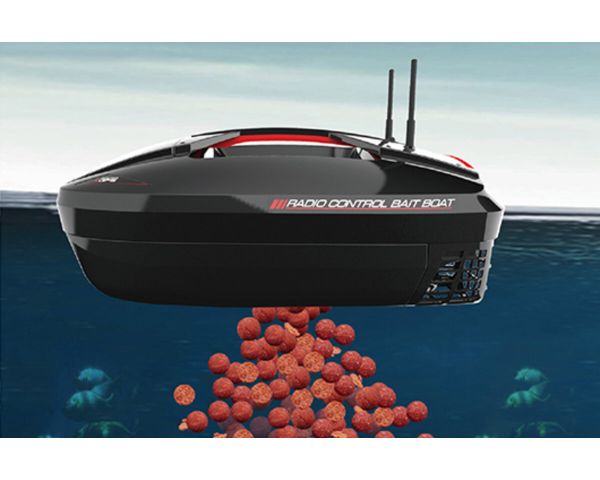 Joysway Fischerboot 2500 Köderboot 2.4G GPS mit 6.4V 15.6Ah LiFePo und AC Balance Ladegerät