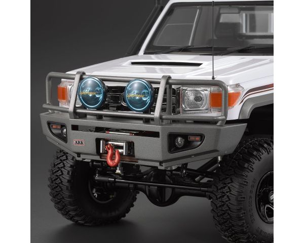 Killerbody Rammschutz mit LED Scheinwerfer Alu silber für 1/10 Truck
