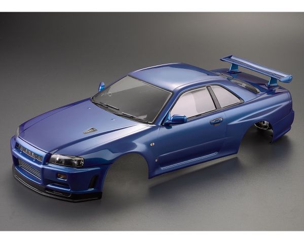 Killerbody Nissan Skyline R34 Karosserie Metallic blau 195mm RTU KB48716