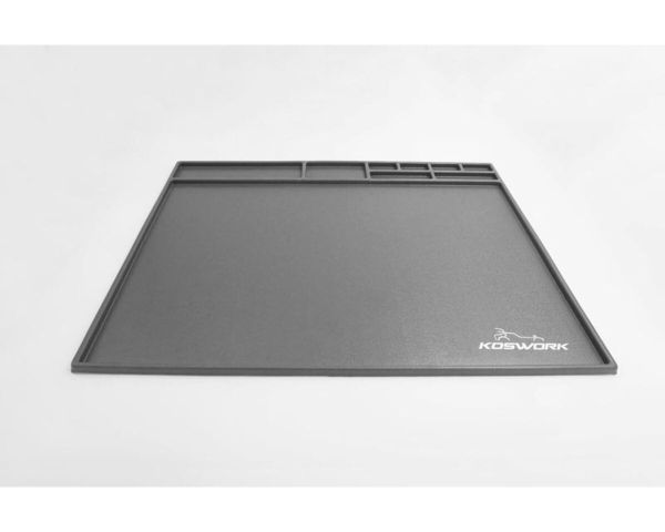 Koswork Montageschale mit Reinigungsschale schwarz 550x450mm