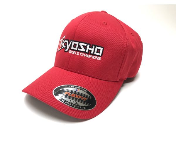 Kyosho Flexfit Cap L/XL rot KYO88001R