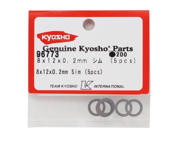 Kyosho Distanzscheiben 8x12x0.2mm