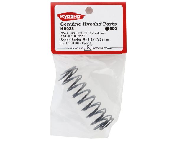 Kyosho Stoßdämpfer Federn M 9.5x1.4 69mm für Toyota Tacoma KB10