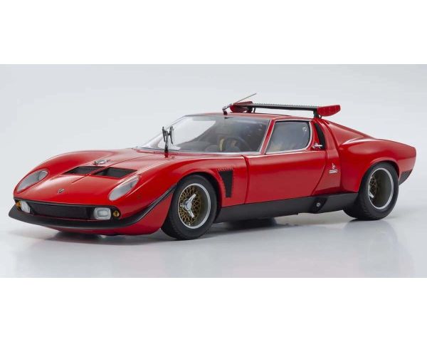 Kyosho Lamborghini Miura SVR 1970 1:18 schwarz rot KYOKS08319RBK