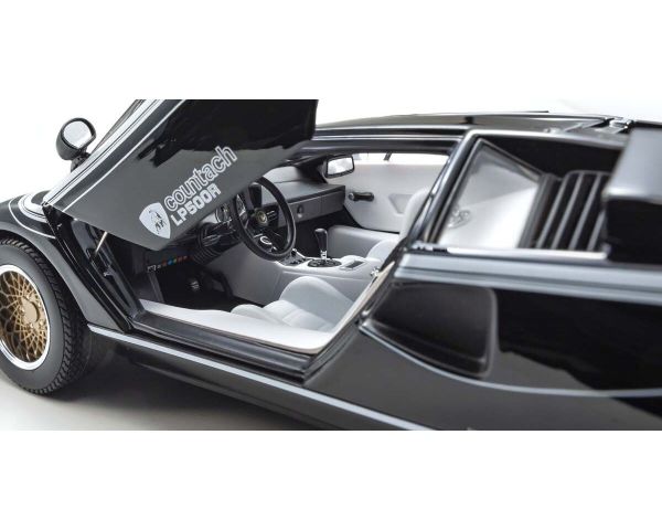 Kyosho Lamborghini Countach LP500R 1:18 schwarz weiß