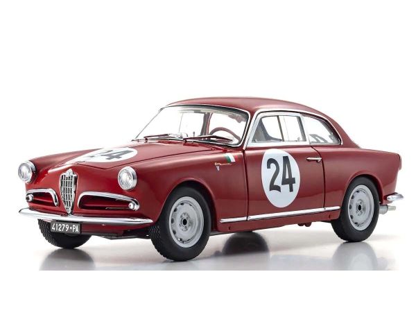Kyosho Alfa Romeo Giuletta SV 1:18 Targa Florio 1957 Nr.24 KYOKS08957B