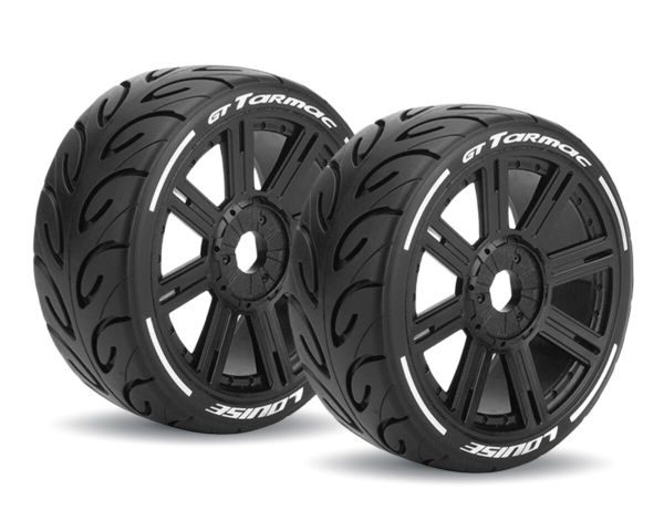 LOUISE GT-TARMAC Reifen soft Speichen Felge schwarz 1:8 GT LOUT3285SB
