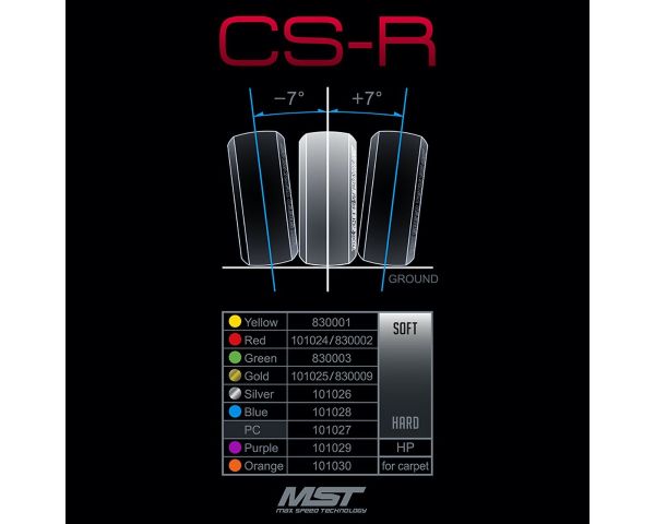 MST Racing Drift Reifen CS-R 2WD mittel