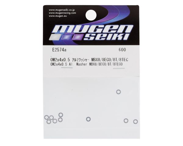 Mugen Seiki Alu Scheiben 2x4x0.5mm für Emulsion Kappen