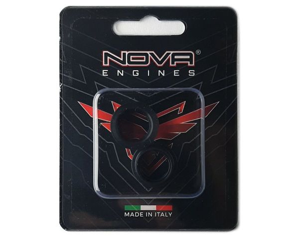 Nova Engines Auspuff Dichtung 2.1ccm schwarz 2 Stück NVA1601001