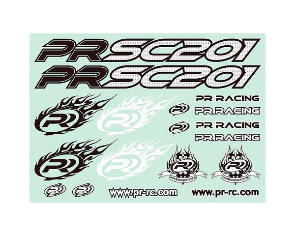 PR Racing PR SC-201 Sticker Set PR69400056