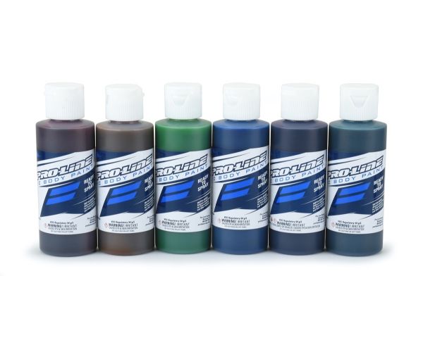 ProLine RC Body Paint Airbush Farbe All Candy Color Set 6 Pack Candy PRO6323-07