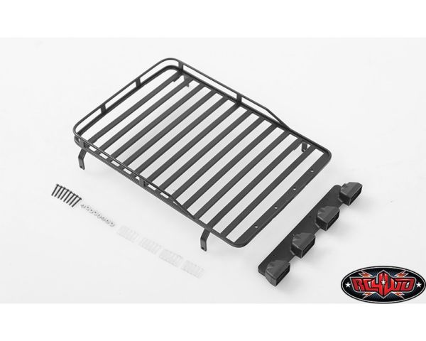 RC4WD Roof Rack with Light Pods for 1/18 Gelande D90 Black