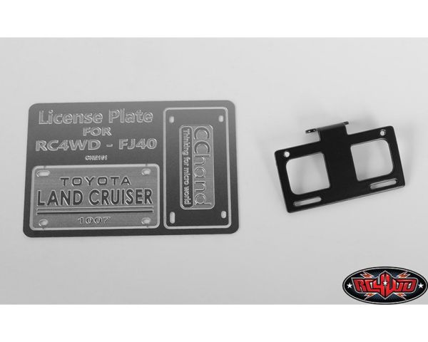 RC4WD Front License Plate System for RC4WD G2 Cruiser RC4VVVC0463