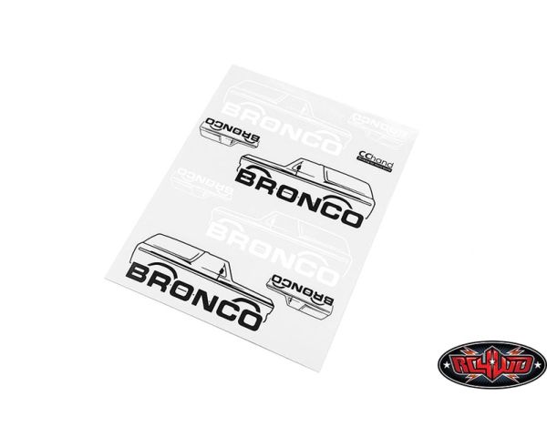 RC4WD Body Decals for Traxxas TRX-4 79 Bronco Ranger XLT Style B RC4VVVC0493