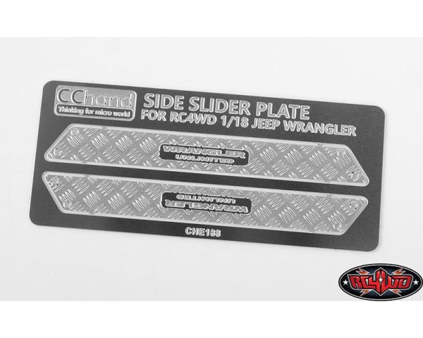 RC4WD Metal Side Diamond Plates for 1/18 Gelande II RTR RC4VVVC0595