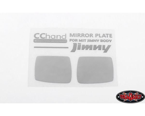 RC4WD Mirror Decals for MST 1/10 CMX Jimny J3 Body