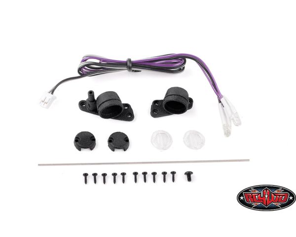 RC4WD LED A Pillar Front Light and Antenna for Traxxas TRX-4 2021 Bronco