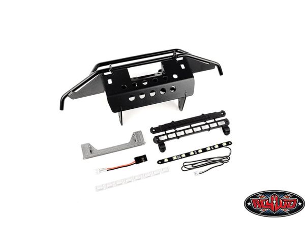 RC4WD Metal Tube Front Bumper with LED for Traxxas TRX-4 2021 Bronco RC4VVVC1254