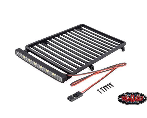 RC4WD Flat Roof Rack LED for Axial SCX24 Jeep Wrangler JLU