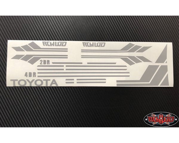 RC4WD Clean Stripes for Mojave II 2/4 Door Decal Sheet Grey RC4ZB0174