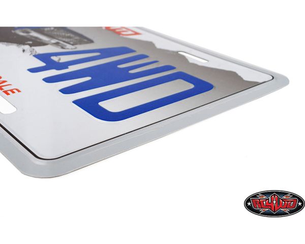 RC4WD K10 License Plate